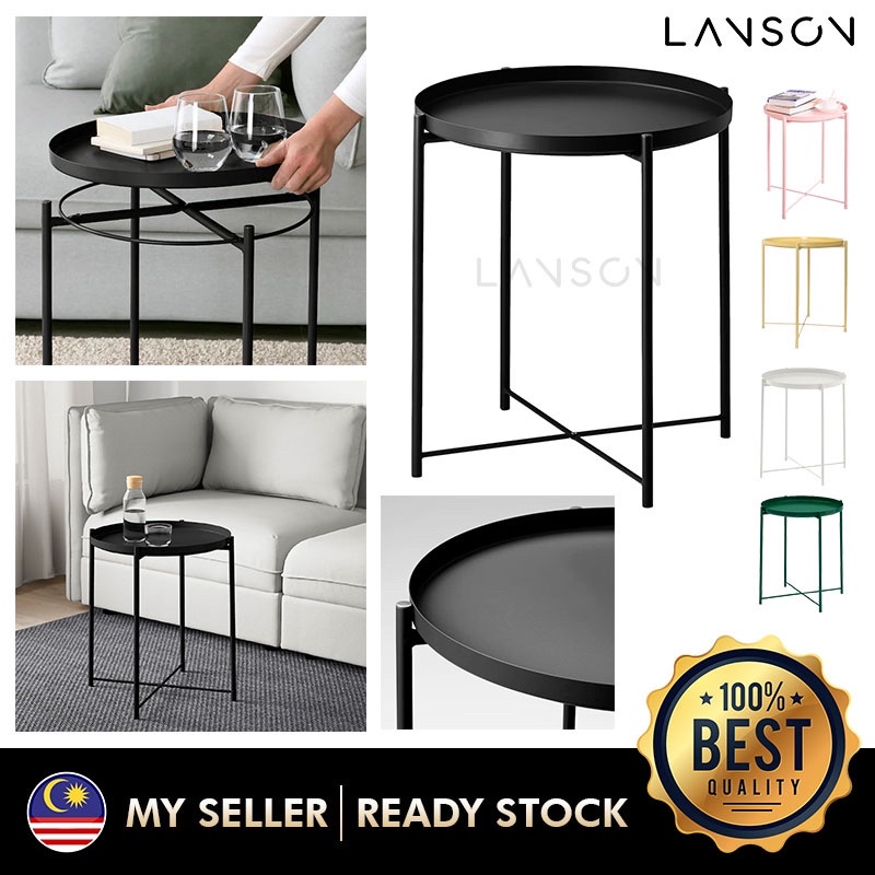 Local Stock🥇 Minimalist Gladom ikea design side table Tray table gladom side table 45x53 cm