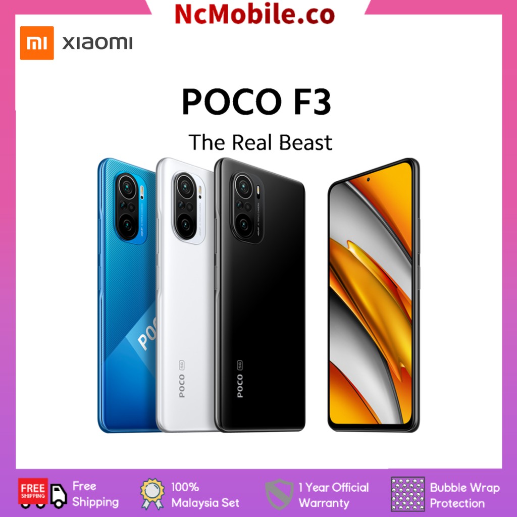 Poco F3 | 8GB RAM 256GB ROM / 6GB RAM 128GB ROM | Shopee Malaysia