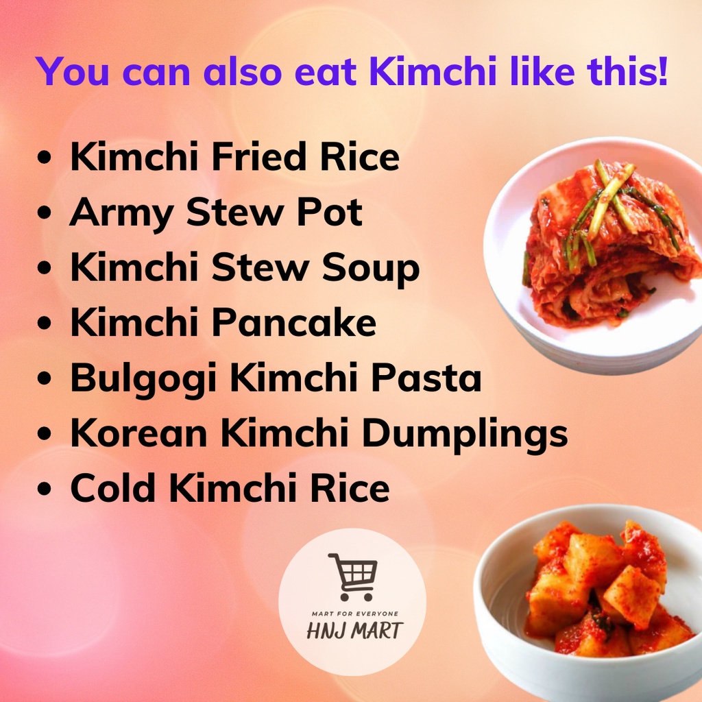 Halal Korea Kimchi Ponytail Radish Kimchi 500g Chonggak Kimchi/Whole