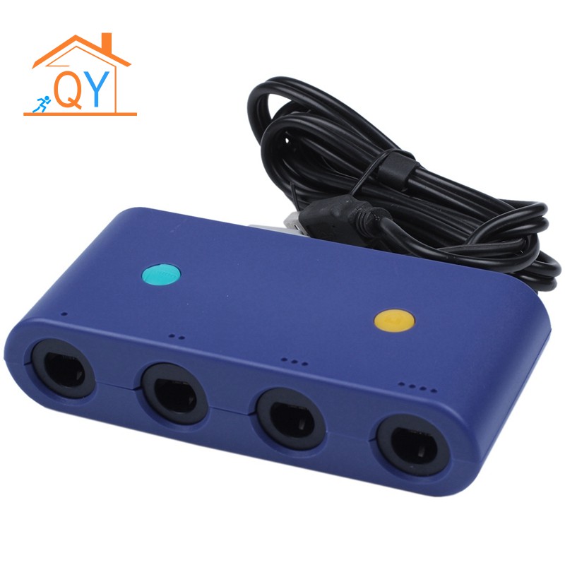 Gamecube Controller Adapter For Nintendo Switch Wii U Pc 4 Ports Qymy Shopee Malaysia