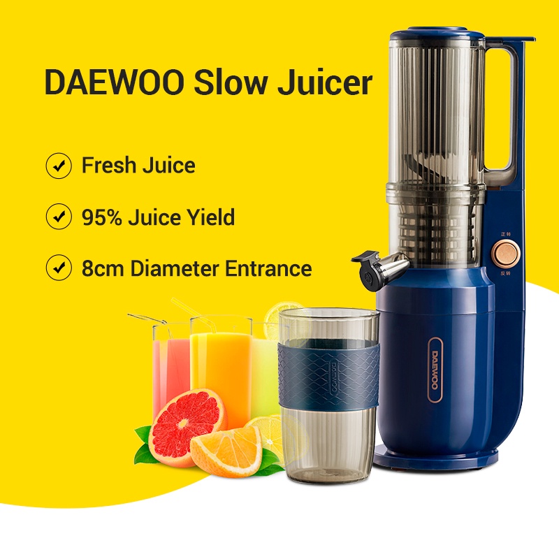 DAEWOO Slow Juicer Cold Press Multifunctional Juice Extractor Blender Food Processor 大宇原汁机