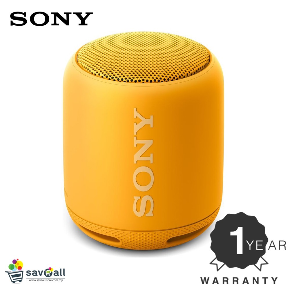 sony bluetooth speaker yellow