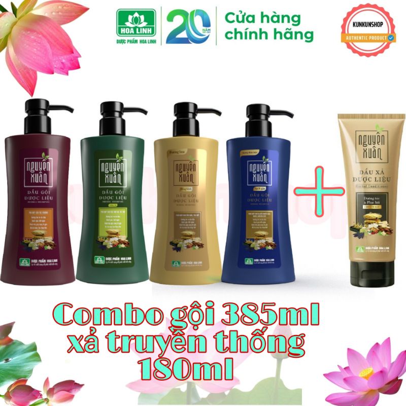 Nguyen Xuan Herbal Shampoo And Traditional Conditioner Bottle 180Ml ...