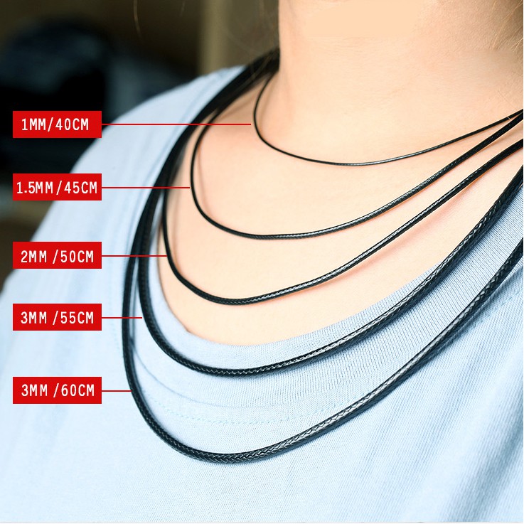 necklace cord types