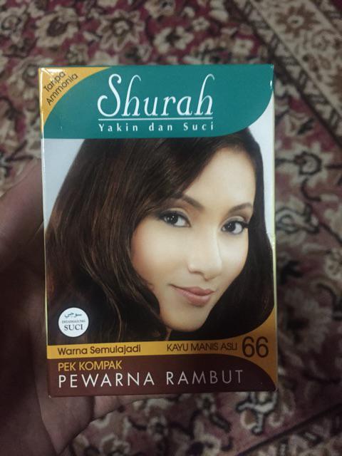 SHURAH PEWARNA RAMBUT PEK KOMPAK - 3 COLOR TO CHOOSE ...