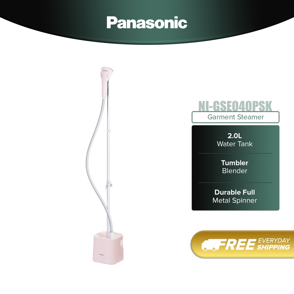 Panasonic Garment Steamer (1600W) NIGSE040PSK Shopee Malaysia