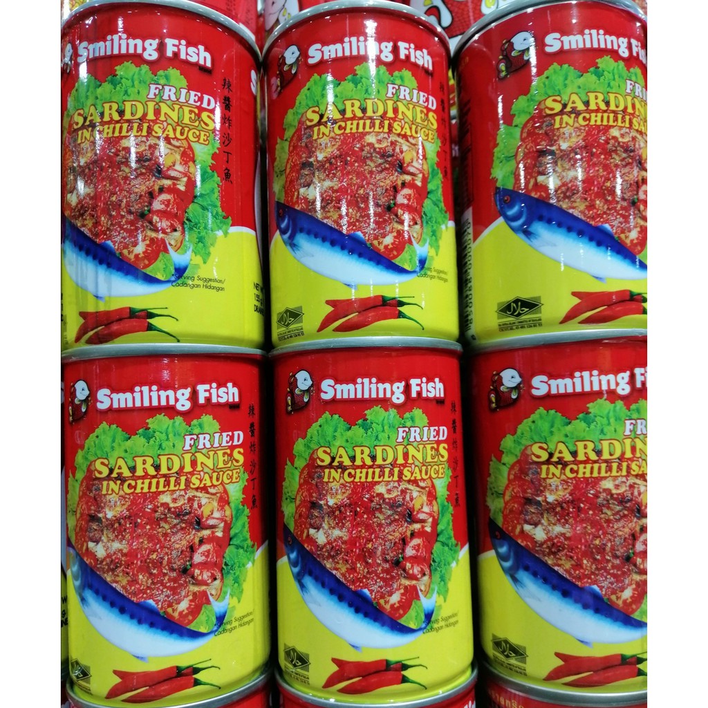 Sardin Smiling Fish Dari Sarawak Pack Of 3 Shopee Malaysia