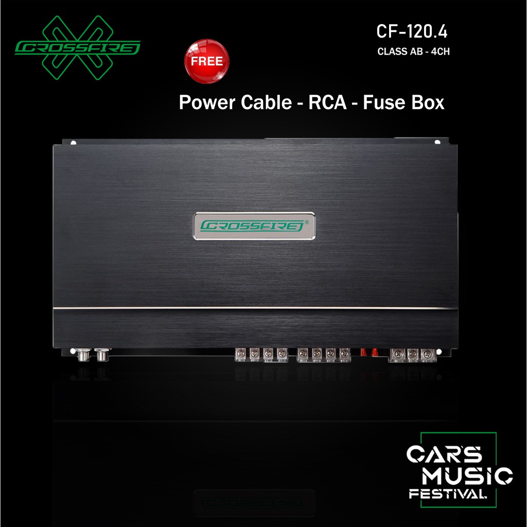 CROSSFIRE T100.4 4channel power amplifier Shopee Malaysia