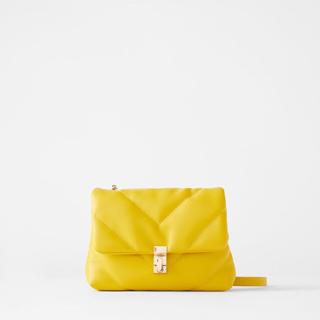 zara yellow crossbody bag