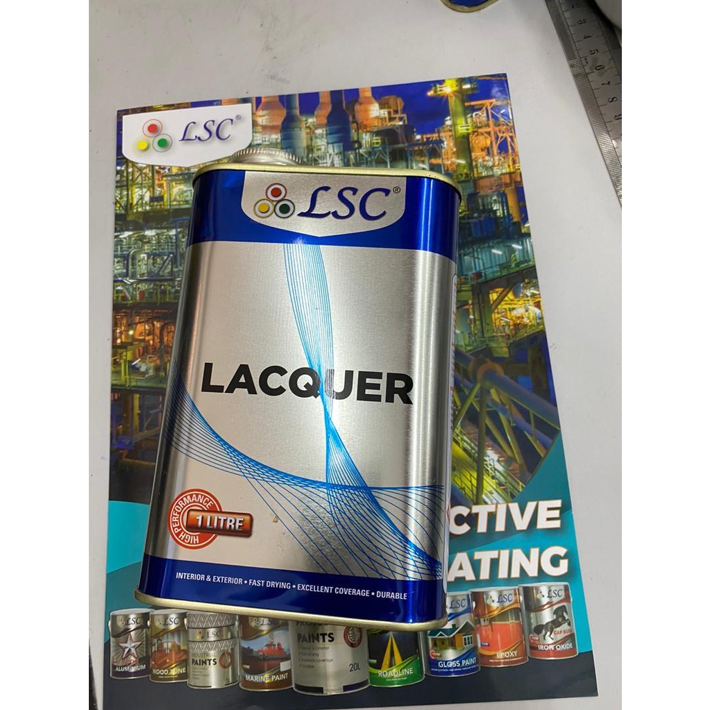 1Litre 1K 929 CLEAR COAT ACRYLIC FINISH PAINT (TPA) STONE LACQUER