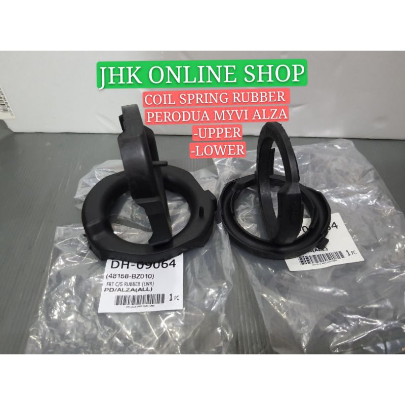 PERODUA MYVI ALZA VIVA COIL SPRING RUBBER FRONT UPPER&LOWER(UNTUK SPRING DEPAN) Shopee Malaysia