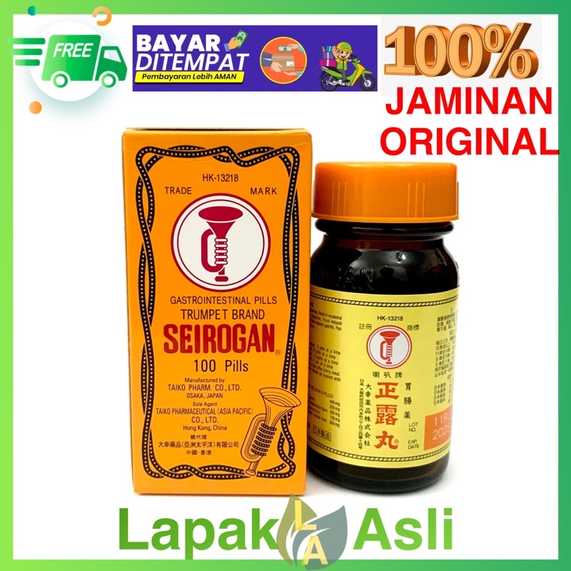 Seirogan Brand Trumpet 100 Pills Shopee Malaysia