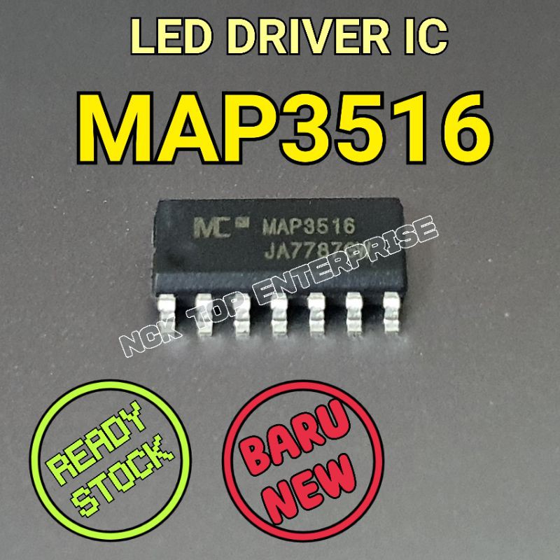 MAP3516 LED DRIVER IC BARU (NEW) SMD IC SOP16 | Shopee Malaysia