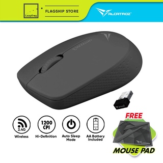 Alcatroz AirMouse 3 Wireless 2.4G Hi Definition Optical Mouse (1200CPI) Free Mouse Pad