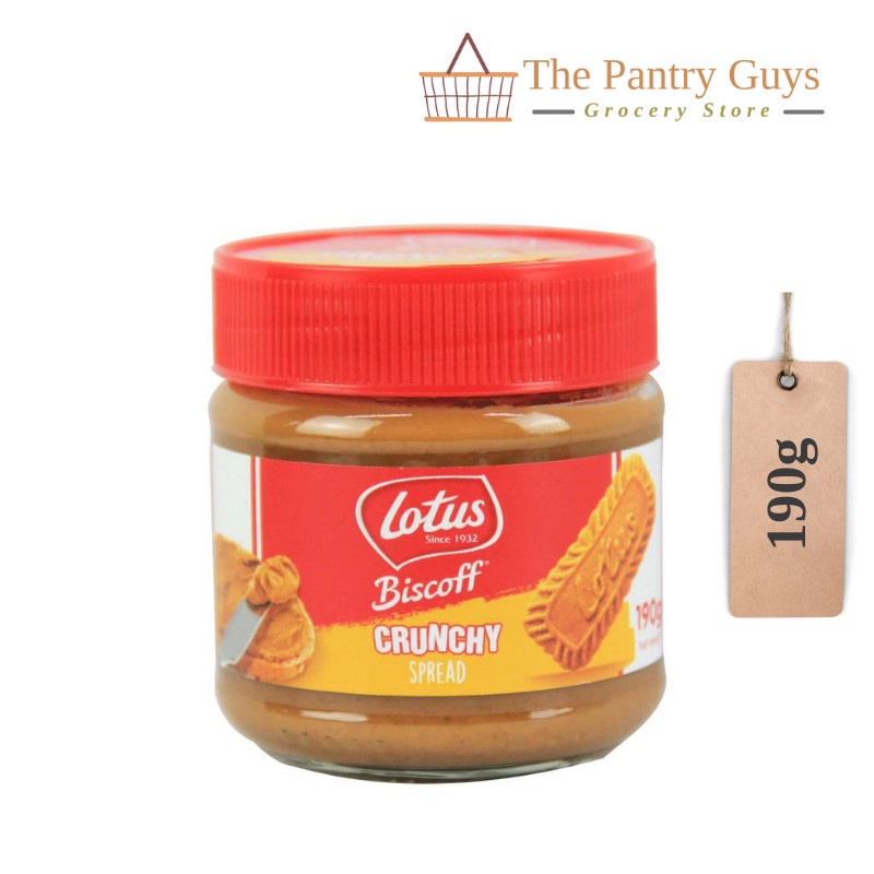 Lotus Biscoff Spread Crunchy 190g Shopee Malaysia