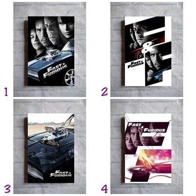 Fast Furious Movie Poster 09 Room Decor Cafe Home Vintage Classic Wood Wall Shopee Malaysia