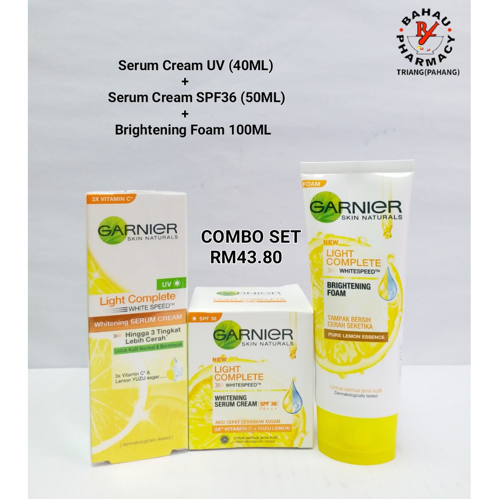 garnier face brightening cream