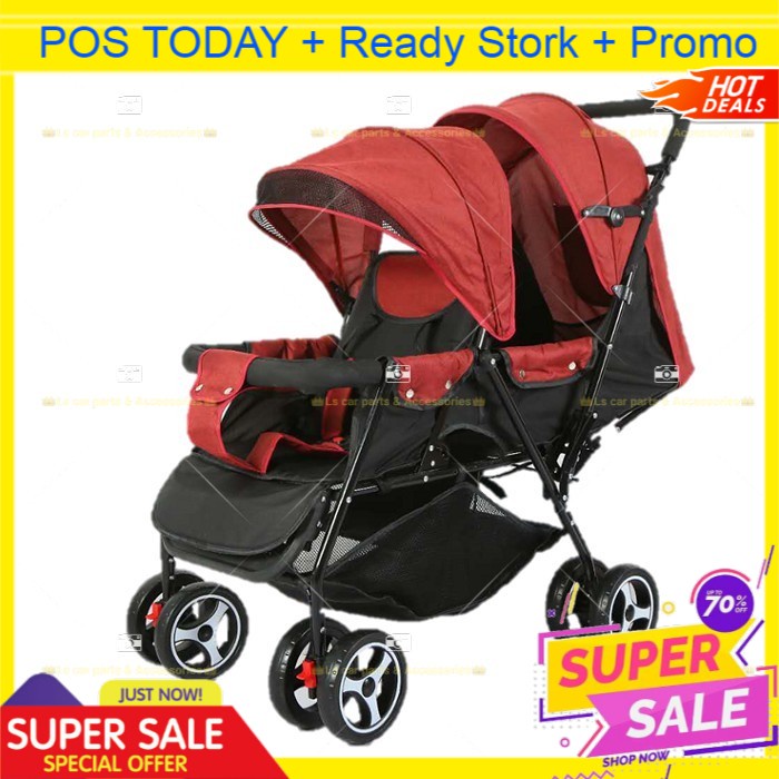 high Quality Baby Twin stroller (TS906) twins stroller kembar baby stroller baby