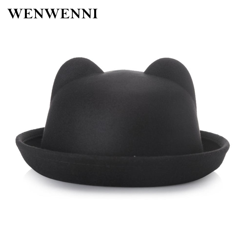 kids black bowler hat