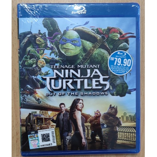 Teenage Mutant Ninja Turtles Out Of The Shadows Blu Ray Shopee Malaysia 4802