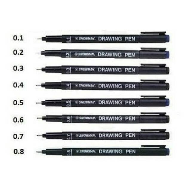 Grand Media Drawing Pen Snowman Shopee Malaysia