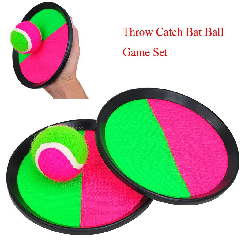 Scatch Velcro Throw & Catch Ball Game Set Beach Garden Play Fun Novelty Toy Gift 