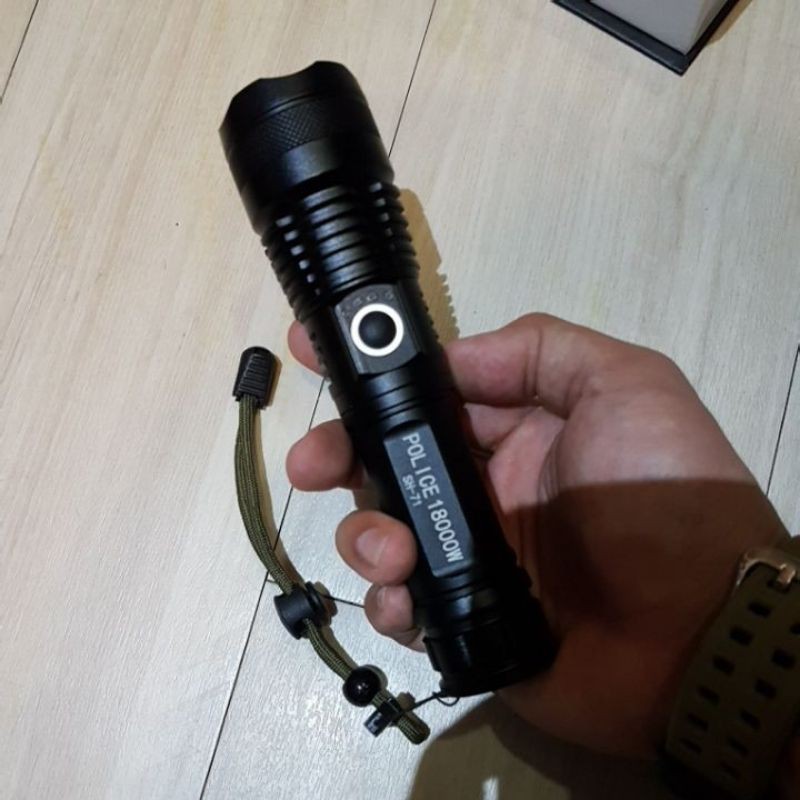 P50 SUPER LIGHT RECHARGEABLE FLASHLIGHT WITH ZOOM FUNCTION Shopee