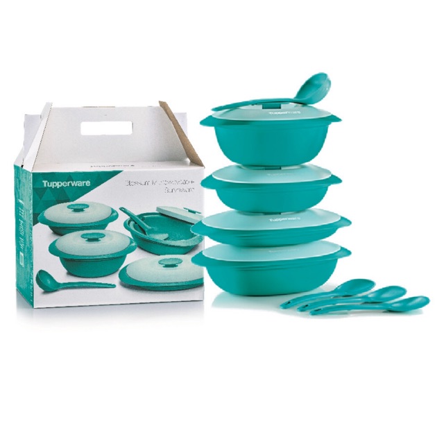 Tupperware Blossom Serveware Set