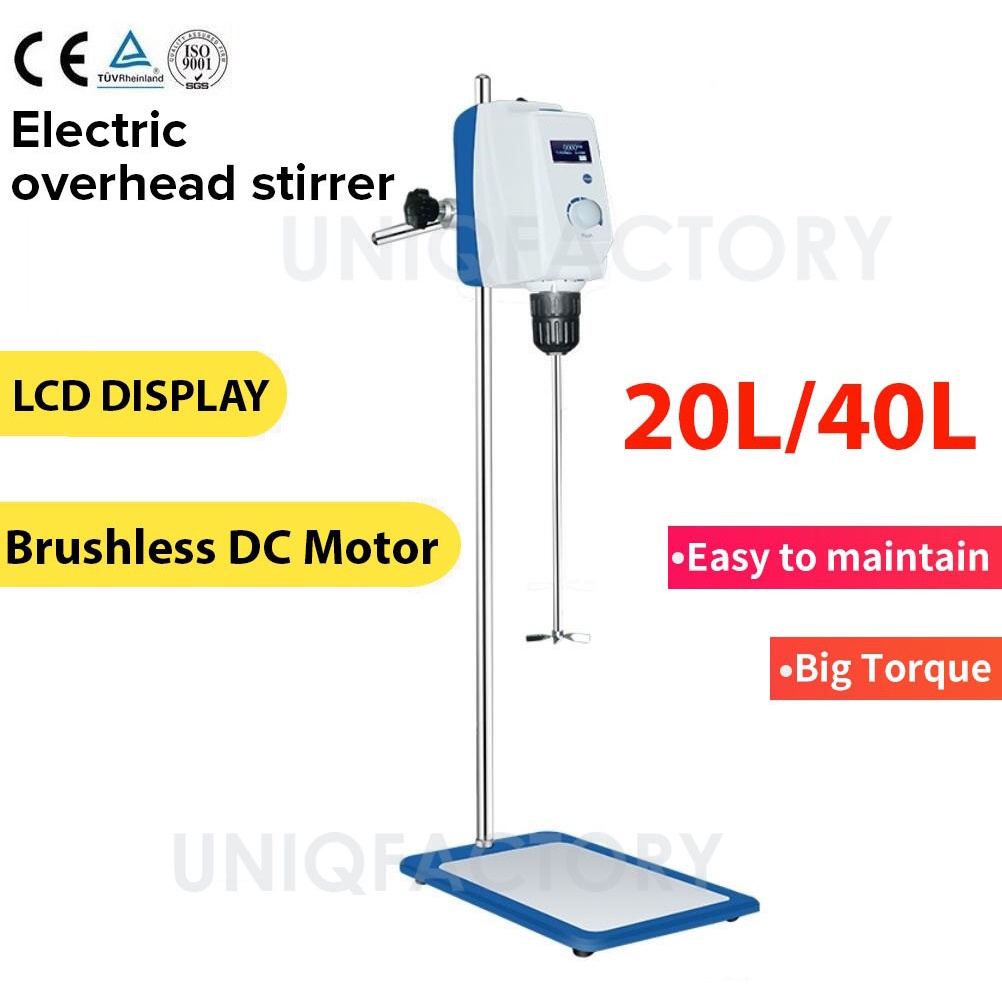 Digital LCD Overhead Stirrer High Quality Industrial Electric Liquid