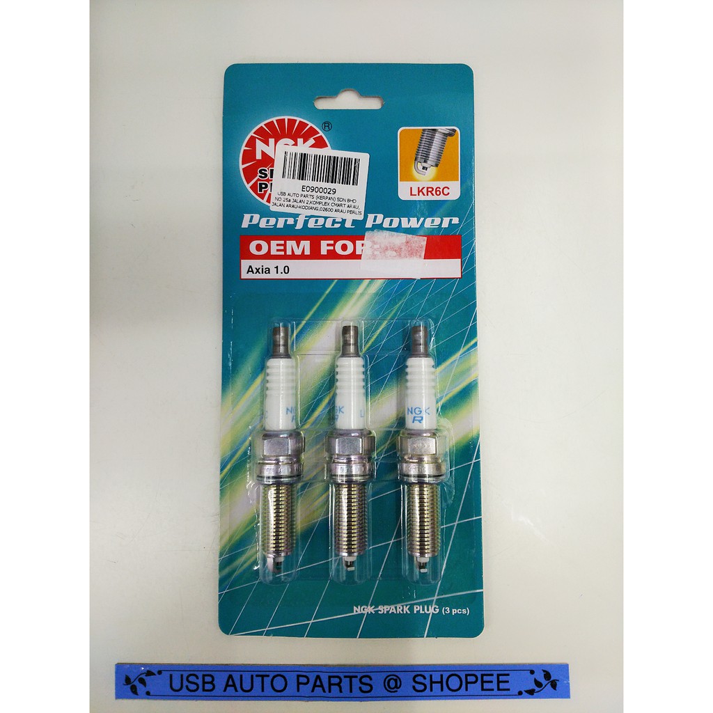 Axia bezza NGK LKR6C Spark Plug Original - Perodua 