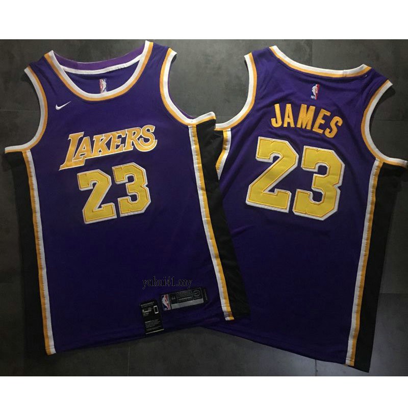 purple and black lebron jersey
