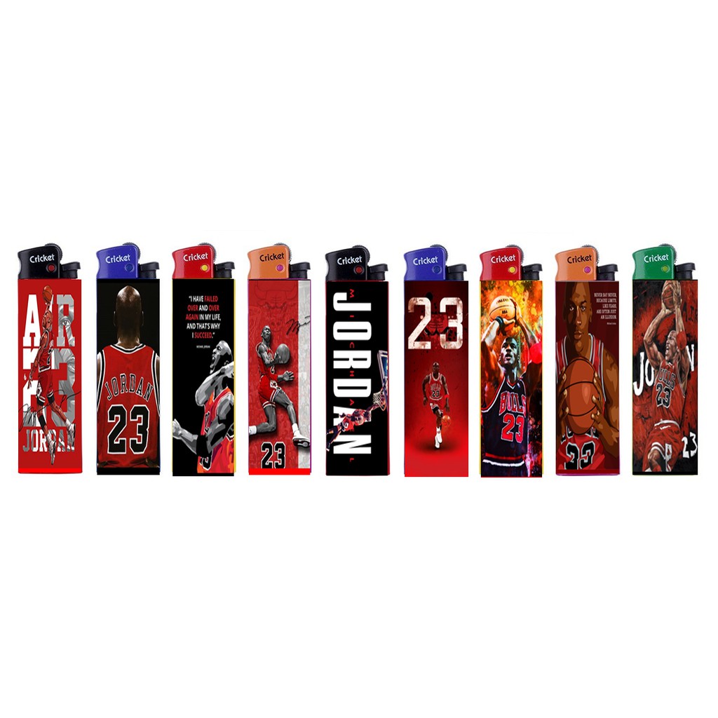 MICHAEL JORDAN NBA BASKETBALL THE GREATEST OF ALL TIME THE GOAT SERIES SPECIAL 9 PCS LIMITED EDITION CUSTOM LIGHTER