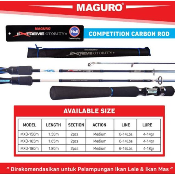 Rod Maguro extreme otority Connect 2 Spinning FREE Pipe