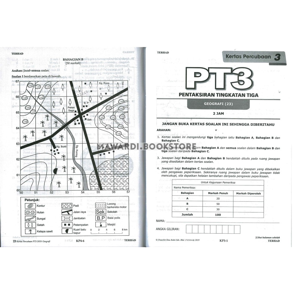 Kertas Percubaan Pt3 Geografi 2019 Ilmu Bakti Shopee Malaysia