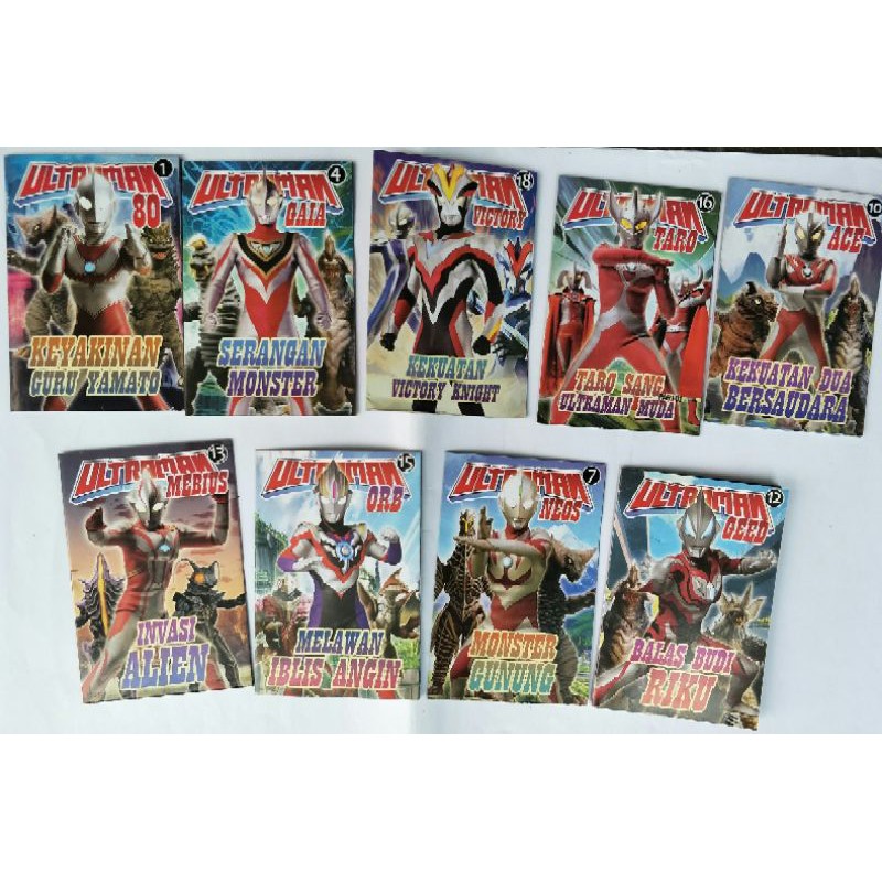 Download Buy Ultraman Mini Color Comics Can Be 10 Books Educational Toys Seetracker Malaysia