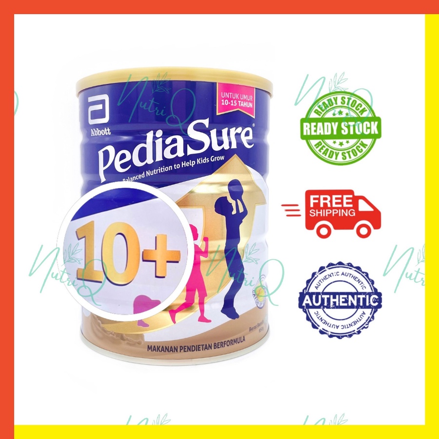 Pediasure 10 Plus Vanilla or Chocolate 10 to 15 years old 850g Children Milk Powder Susu Formula 奶粉 Child Nutrition