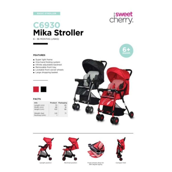 sweet cherry stroller accessories