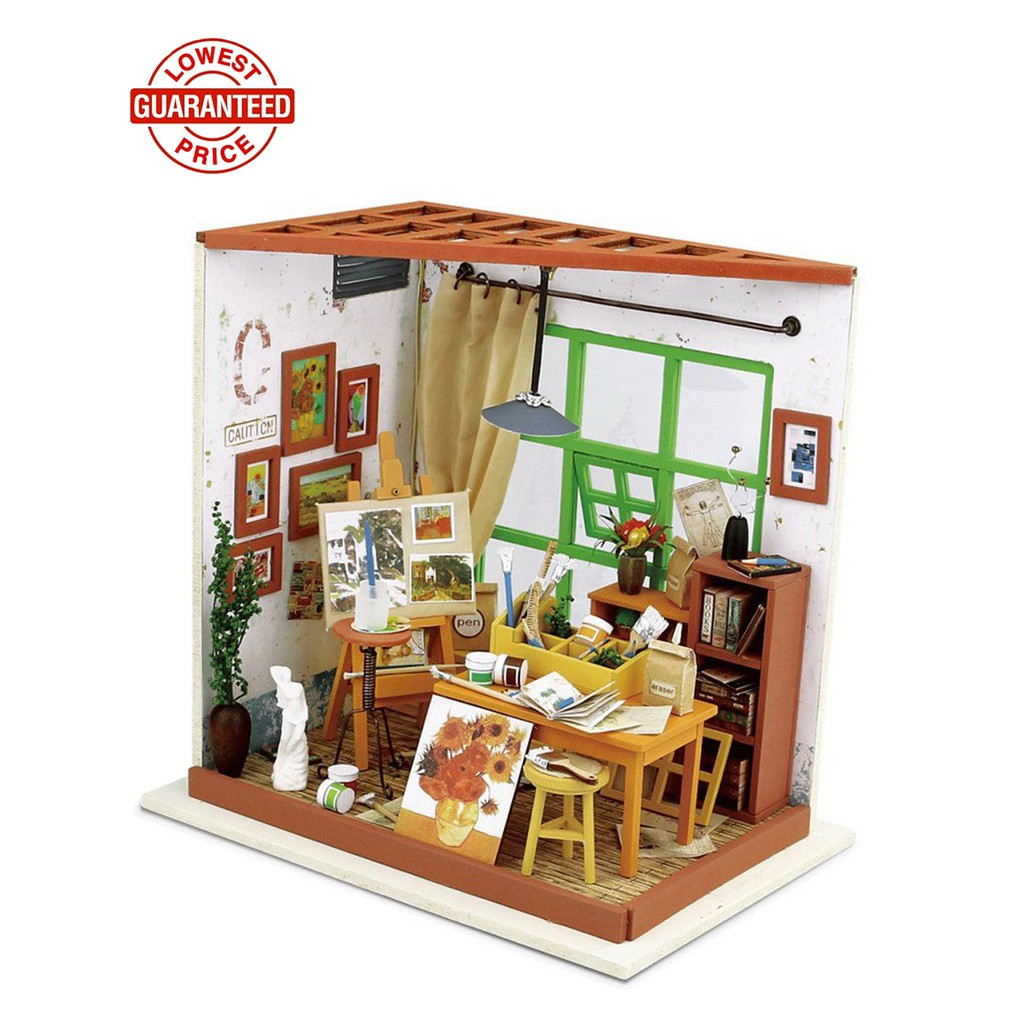 robotime miniature dollhouse