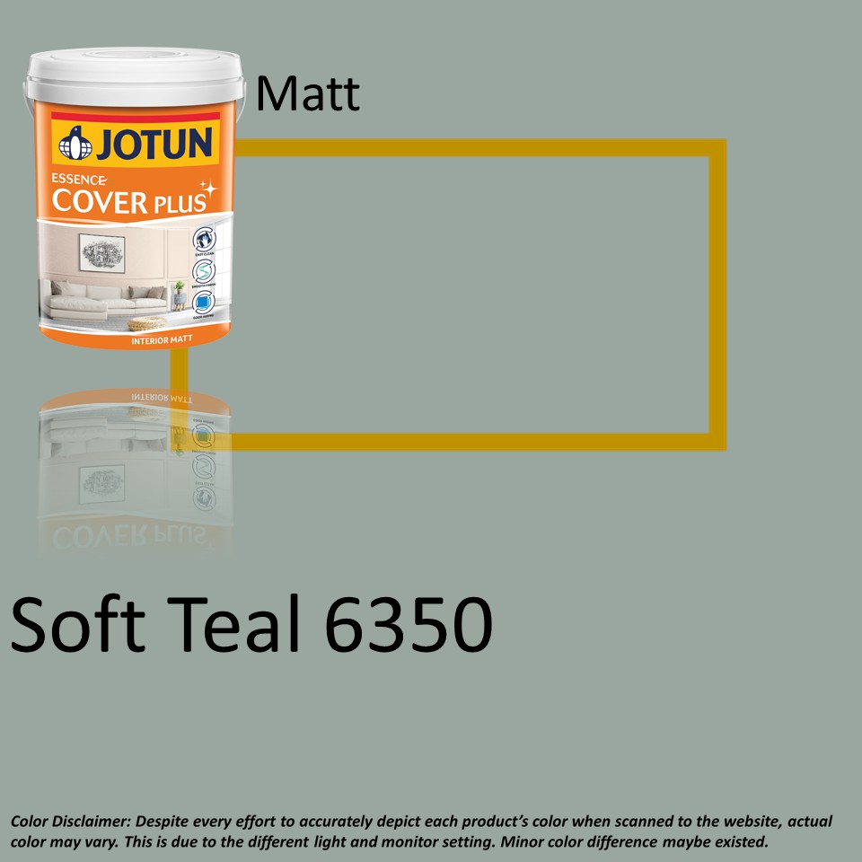 Jotun Paint L Essence Cover Plus Matt Soft Teal Wall Paint Interior Wall Paint