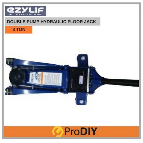 EZYLIF 3Ton HD Double Pump Garage Services Floor Jack ( G30DQ )