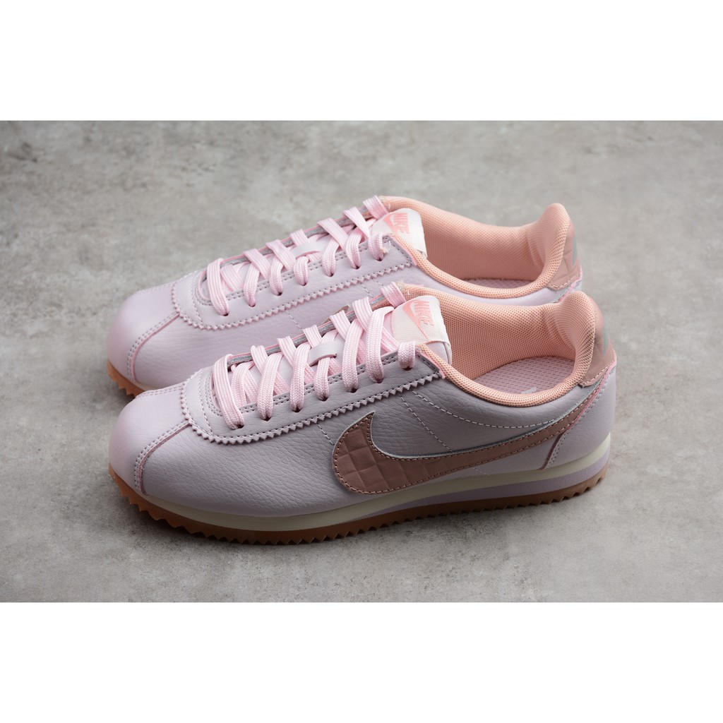 nike cortez leather lux pearl pink