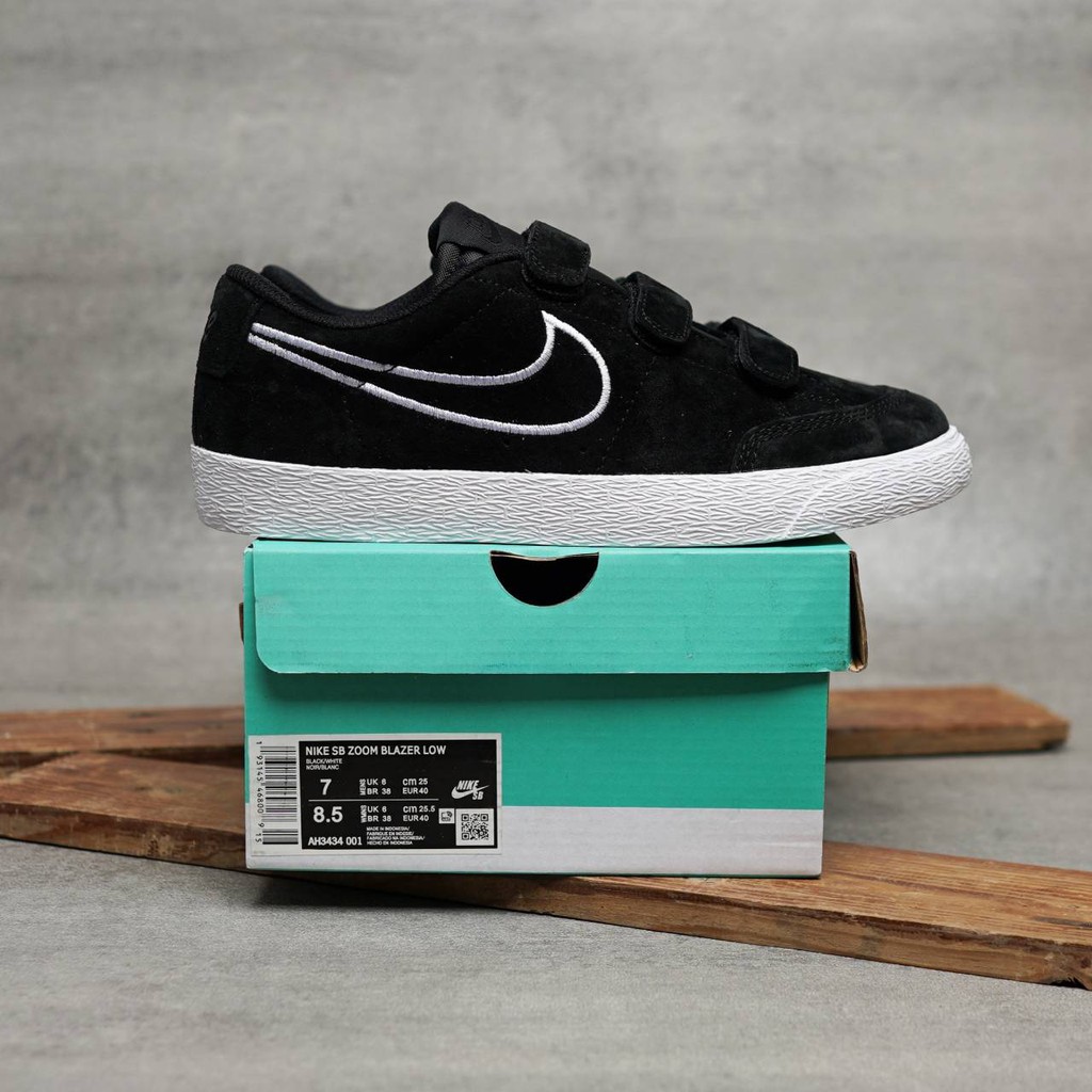 punto desnudo cargando Nike sb zoom blazer ac xt black white pk full tag barcod shoes | Shopee  Malaysia