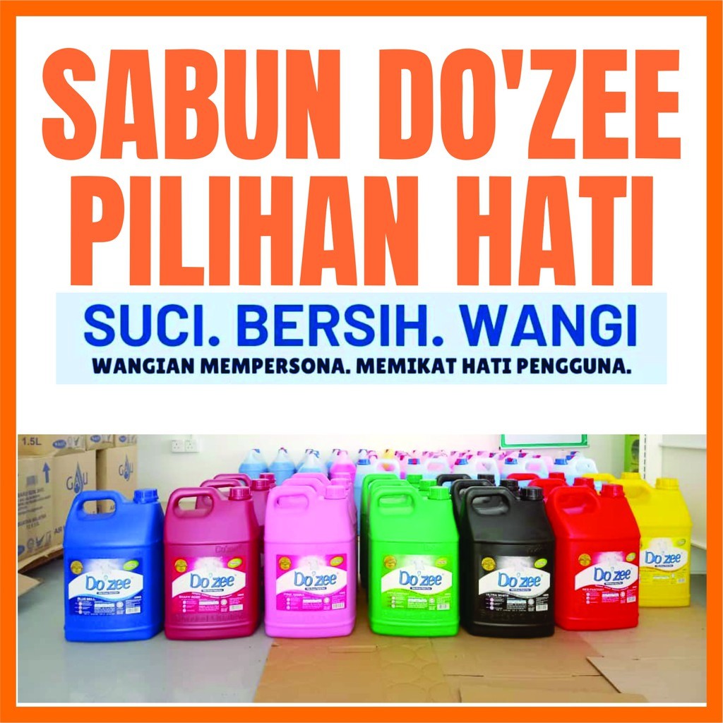[VIRAL] Sabun Basuh Baju DOZEE 4in1 (10Kg) Sabun Halal 100% Original / Laundry Detergent / Pencuci Pakaian