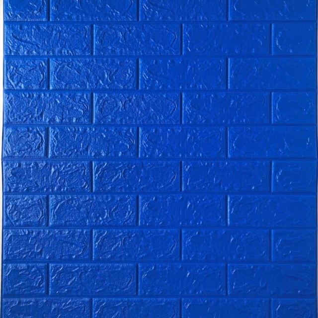 3d Foam Brick Dark Blue Wallpaper Ee Malaysia - Foam Brick Wallpaper Malaysia