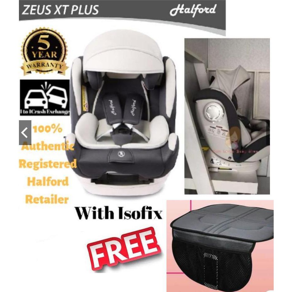 Halford Zeus XT Plus Isofix Car Seat (0 