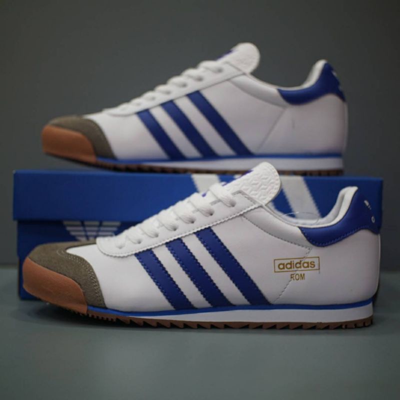 adidas rom blue white