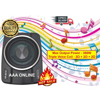 triple voice coil subwoofer