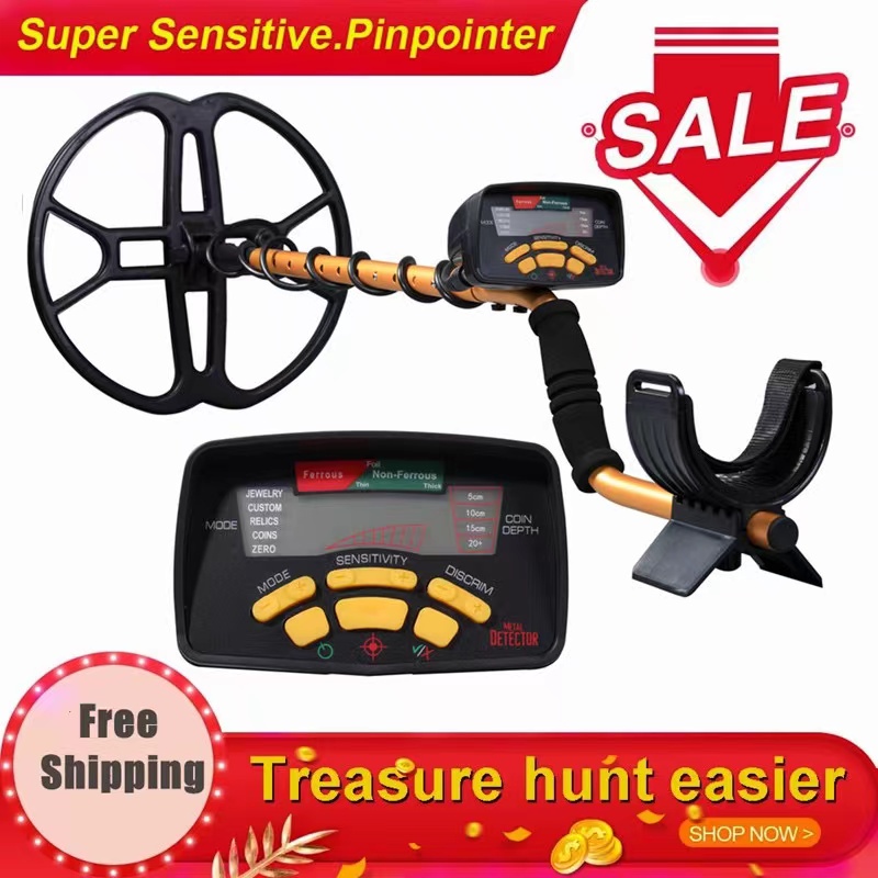 Pengesan logam MD-6350 Underground Metal Detector Gold Digger Treasure Hunter MD6350 Professional Detecting Equipment HZ