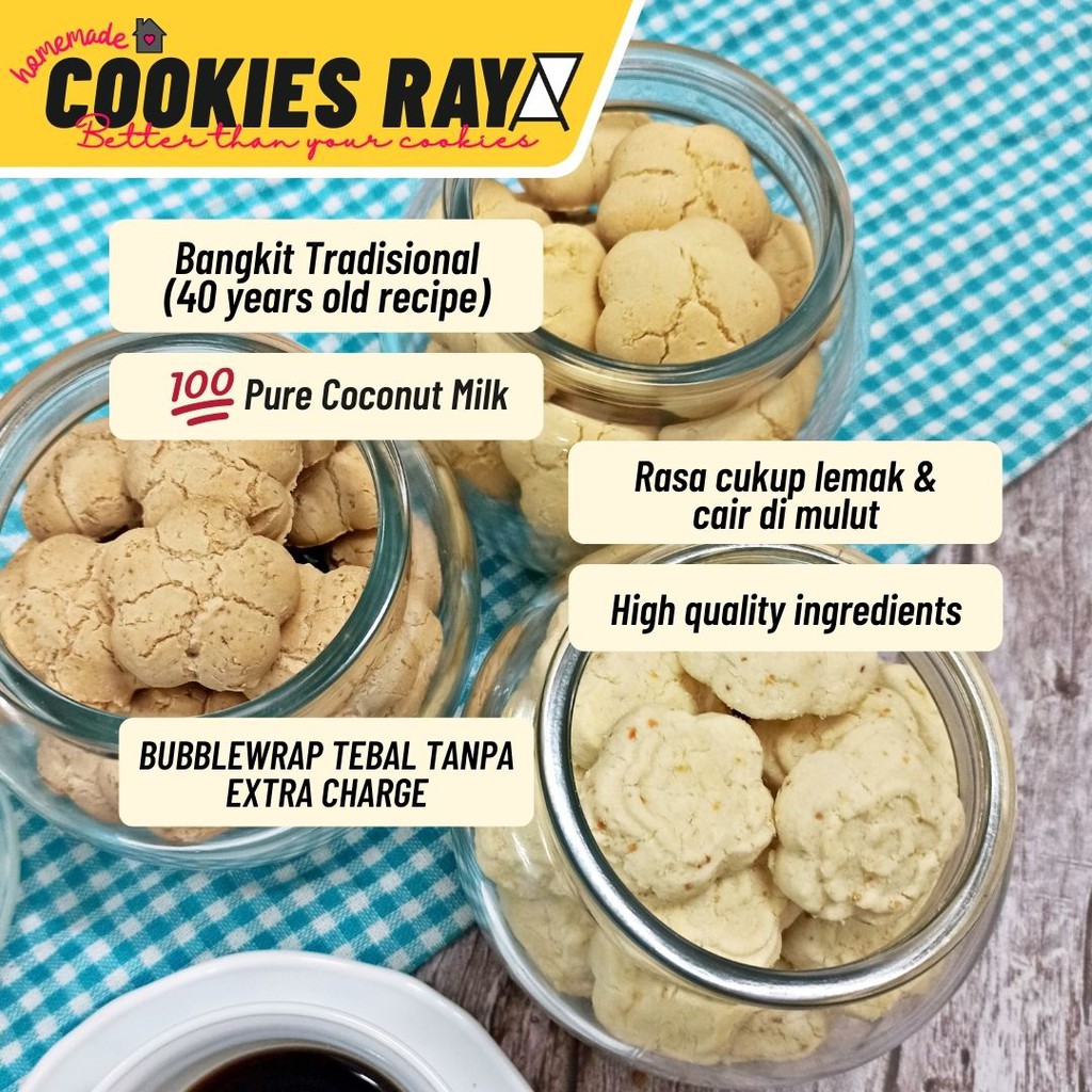 Jimat Rm30 Biskut Raya 2021 Homemade Kuih Raya Cookies Tart Nenas Semperit Dahlia Bangkit Suji Almond London