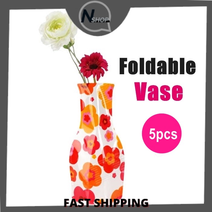 PVC pasu bunga pelastik mudah alih hiasan rumah boleh dibasuh Durable